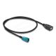 Delock Kábel HSD Z apa - A-típusú USB 2.0 anya 0,5 m