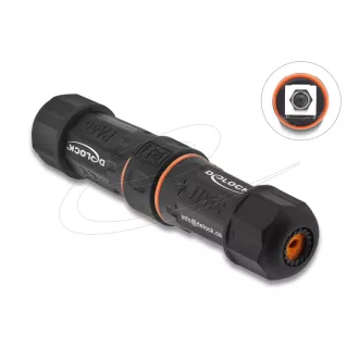   Delock Kábelcsatlakozó F aljzat   F aljzat, vízálló (90708)