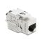 Delock Keystone modul RJ45 aljzat   LSA Cat.8.1, árnyékolt, szerszám nélküli (90715)