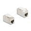 Delock Keystone modul összekötő RJ45 aljzat RJ45 aljzat, Cat.6A árnyékolt (90718)