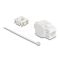 Delock Keystone modul RJ45 aljzat LSA, Cat.6A UTP 180  szerszám nélküli (90722)