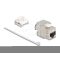 Delock Keystone modul, vékony / rövid RJ45 jack - LSA Cat.6A árnyékolt 180  szerszámmentes csatlakozó (90723)