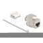 Delock Keystone modul, vékony / rövid RJ45 jack - LSA Cat.6A árnyékolt 180  szerszámmentes csatlakozó (90723)