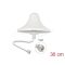 Delock 4G WiFi 2,4 GHz antenna N anya 3 dBi 30 cm RG-58 mindenirányú mennyezeti tartó fehér (90759)