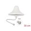 Delock 4G WiFi 2,4 GHz antenna N anya 3 dBi 30 cm RG-58 mindenirányú mennyezeti tartó fehér (90759)
