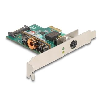   Delock PCI Express x1 kártya - 1 x M12 2,5 Gigabit LAN PoE+ (90760)