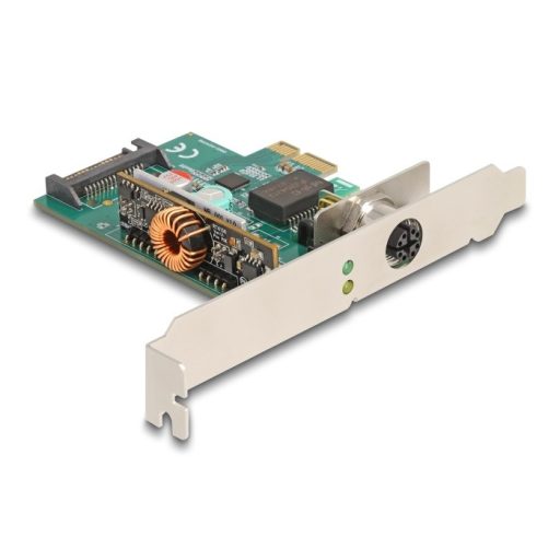 Delock PCI Express x1 kártya - 1 x M12 2,5 Gigabit LAN PoE+ (90760)