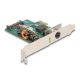 Delock PCI Express x1 kártya - 1 x M12 2,5 Gigabit LAN PoE+