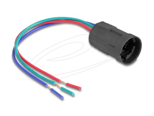 Delock Foglalat 19 mm-es 3 tűs Nyomó Gomb vagy Kapcsoló