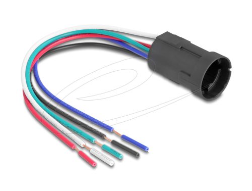 Delock Foglalat 19 mm-es 5 tűs Nyomó Gomb vagy Kapcsoló