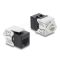 Delock Keystone Modul RJ45 anya - LSA Cat.6 UTP lezáró füllel és kábel rögzítő nélkül (90794)