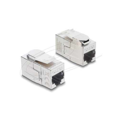 Delock Keystone modul összekötő RJ45 aljzat RJ45 aljzat, Cat.6A árnyékolt (90796)