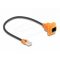 Delock D-Type RJ45 kábelcsatlakozó a jackhez Cat.5e UTP narancssárga / fekete 30 cm (90804)