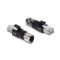 Delock M12 X-kódolt adapter 8 tűs anya - RJ45 apa fekete (90834)