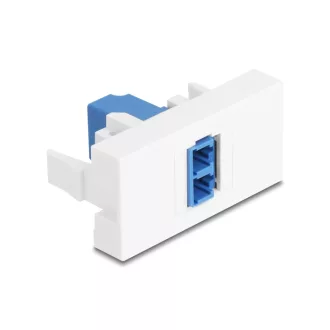   Delock Easy 45 Modul LC Duplex anya LC Duplex anya fehér/kék (90847)