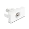 Delock Easy 45 Modul sztereo jack anya 3,5 mm 3 tűs - Sztereo jack anya 3,5 mm 3 tűs fehér (90848)