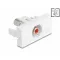 Delock Easy 45 modul RCA anya RCA anya piros/fehér (90857)