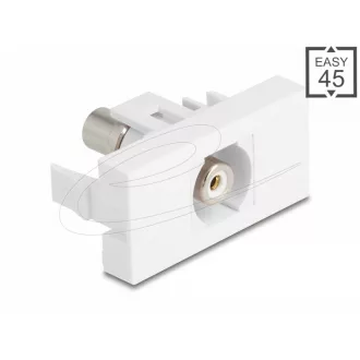 Delock Easy 45 modul RCA anya RCA anya fehér/fehér (90858)