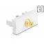 Delock Easy 45 modul RCA anya RCA anya aranyozott sárga/fehér (90859)