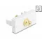 Delock Easy 45 modul RCA anya RCA anya aranyozott fehér / fehér (90861)