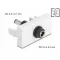 Delock Easy 45 modul DC 5,5 x 2,5 mm anya - DC 5,5 x 2,1 mm apa fehér (90864)