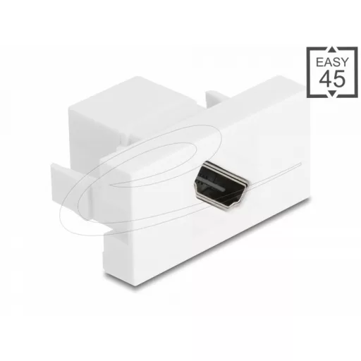 Delock Easy 45 modul HDMI anya-alj átlós 8K 60 Hz fehér (90874)