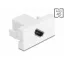 Delock Easy 45 modul HDMI anya-alj átlós 8K 60 Hz fehér (90874)