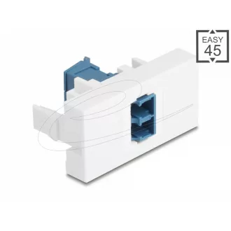   Delock Easy 45 modul LC Duplex anya LC Duplex anya lézeres védelmi flippel kék/fehér belsejében (90876)