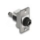 Delock Keystone DC 5,5 x 2,5 mm-es anya-DC 5,5 x 2,1 mm-es apa ezüst / fehér / fekete