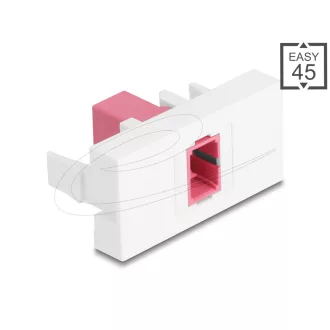   Delock Easy 45 Modul SC Simplex anya - SC Simplex anya lila / fehér (90895)
