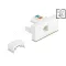 Delock Easy 45 Modul RJ12 jack  - LSA UTP fehér (90897)