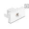 Delock Easy 45 Modul RJ12 jack - RJ12 jack UTP fehér (90898)