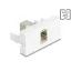Delock Easy 45 Modul SC Simplex anya - SC Simplex anya bézs / fehér (90900)