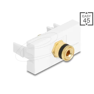  Delock Easy 45 Modul kötőoszlop a menetes anyához fekete/fehér (90903)