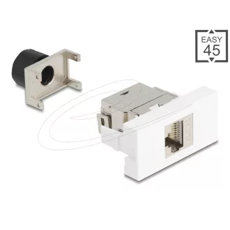   Delock Easy 45 Modul RJ45 - LSA Cat.6A 180 -os szerszámmentes (90906)