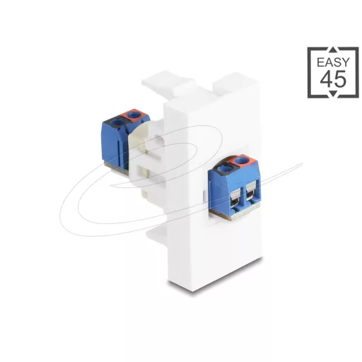 Delock Easy 45 modulos sorkapocs - sorkapocs fehér (90912)