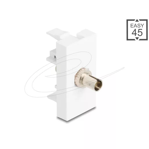 Delock Easy 45 modul ST Simplex anya - ST Simplex anya, fehér (90915)