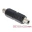 Delock DC Barrel Jack adapter DC 5,5 x 2,5 mm anya   anya csavarmenettel (90940)
