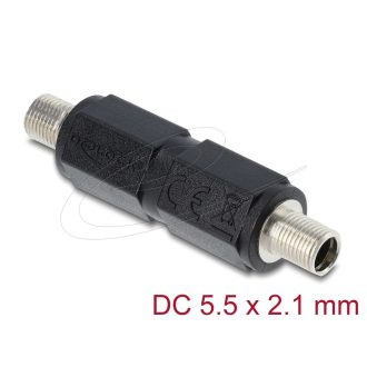   Delock DC Barrel Jack adapter DC 5,5 x 2,1 mm anya   anya csavarmenettel (90941)