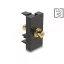 Delock Easy 45 modul RCA anya - RCA anya aranyozott fehér / fekete (90956)