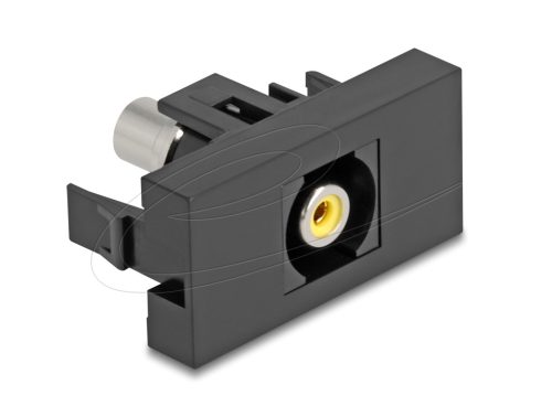 Delock Easy 45 modul RCA anya - RCA anya sárga / fekete