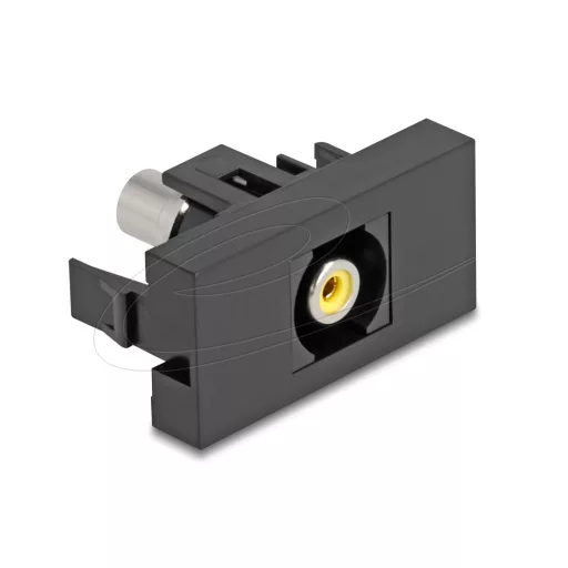 Delock Easy 45 modul RCA anya - RCA anya sárga / fekete (90957)