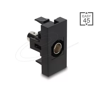 Delock Easy 45 modul BNC anya - BNC anya fekete (90960)