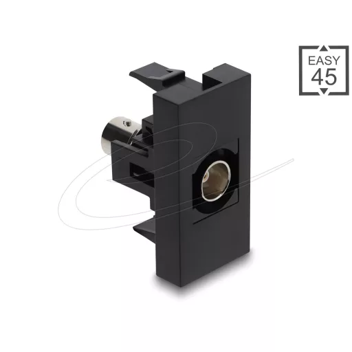 Delock Easy 45 modul BNC anya - BNC anya fekete (90960)