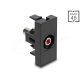 Delock Easy 45 modul RCA anya - RCA anya piros / fekete