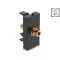 Delock Easy 45 modul RCA anya - RCA anya aranyozott piros / fekete (90964)