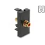 Delock Easy 45 modul RCA anya - RCA anya aranyozott piros / fekete (90964)