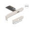 Delock PCI Express x4-kártya > 1 x külső OCuLink SFF-8612 - alacsony profilú formatényező (90965)