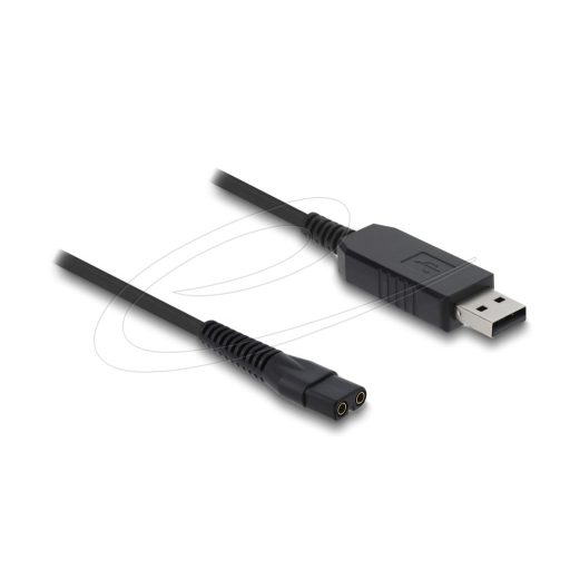 Delock USB töltőkábel 3,5 V elektromos borotvákhoz   kompatibilis Wahl Color Pro 9649 készülékekkel   borotvatöltő cserekábel, 1,8 m (90983)