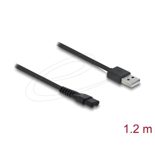 Delock USB töltőkábel 5 V elektromos borotvákhoz   kompatibilis MANSCAPED 2.0 / 3.0 sorozattal   borotvatöltő cserekábel, 1,2 m (90986)